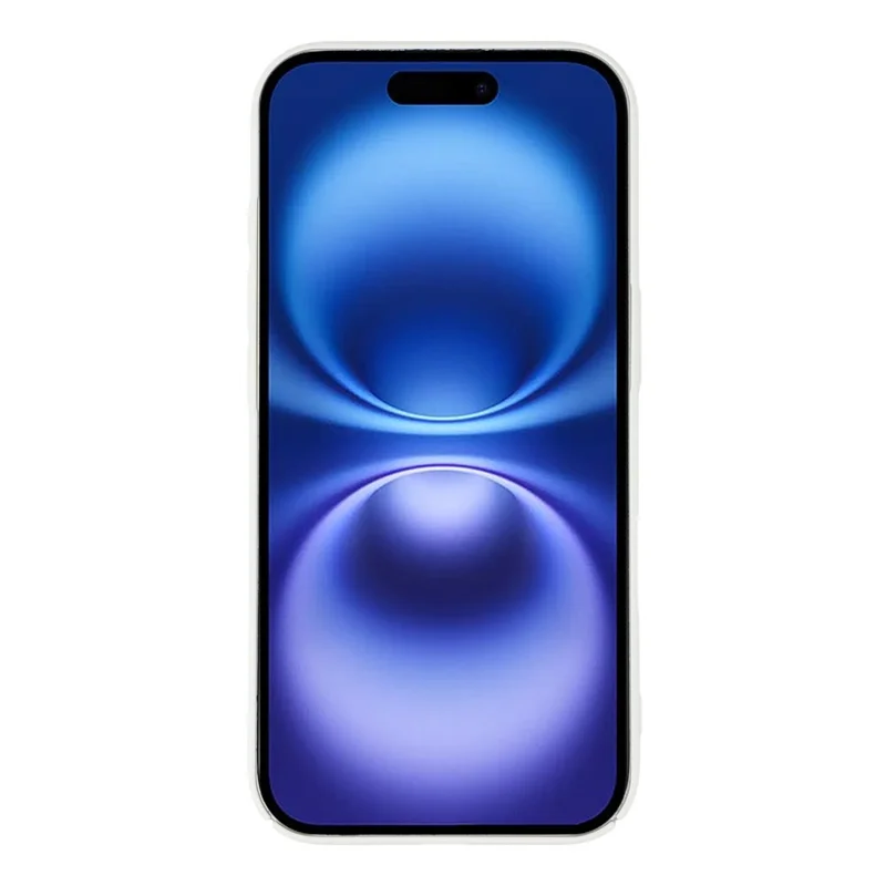 For iPhone 17 Case Skin-Touch Rubberized Hard PC Phone Cover - White