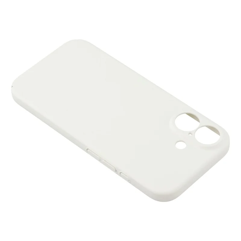For iPhone 17 Case Skin-Touch Rubberized Hard PC Phone Cover - White