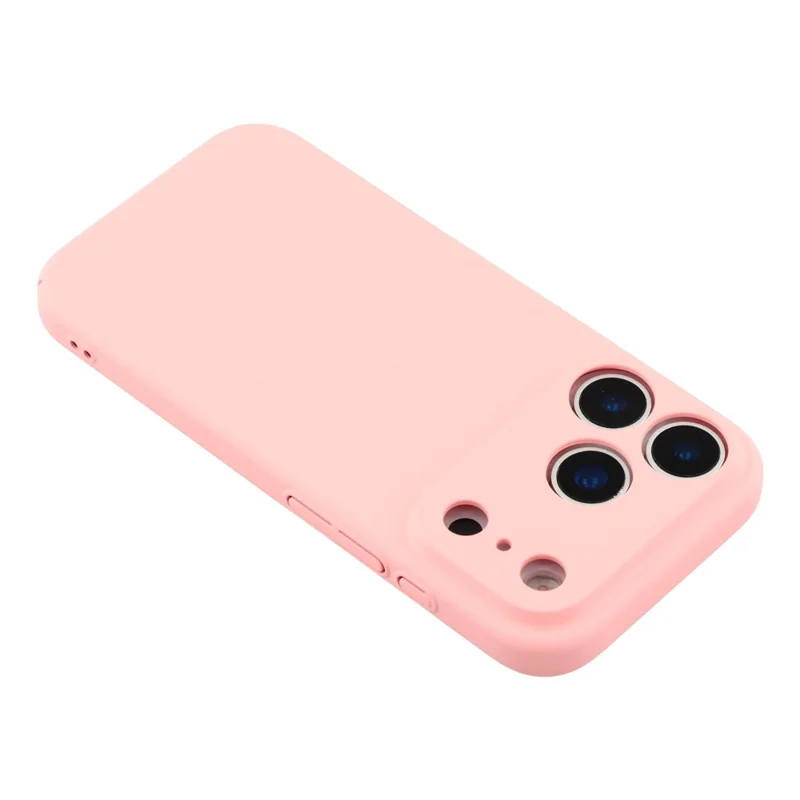 For iPhone 17 Pro Case Skin-Touch Rubberized Hard PC Phone Cover - Pink