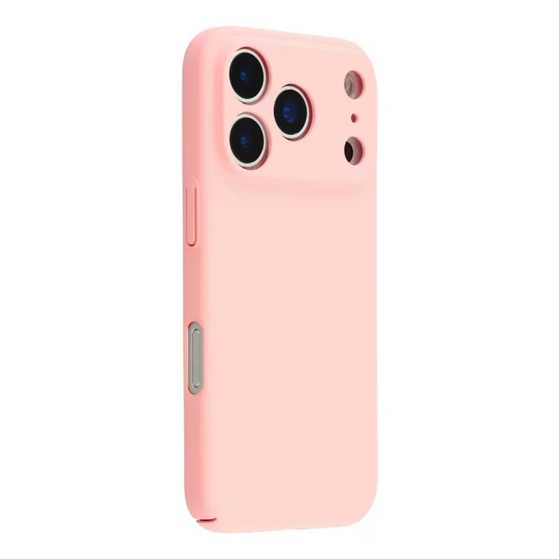 For iPhone 17 Pro Max Case Skin-Touch Rubberized Hard PC Telefoonhoesje - Roze