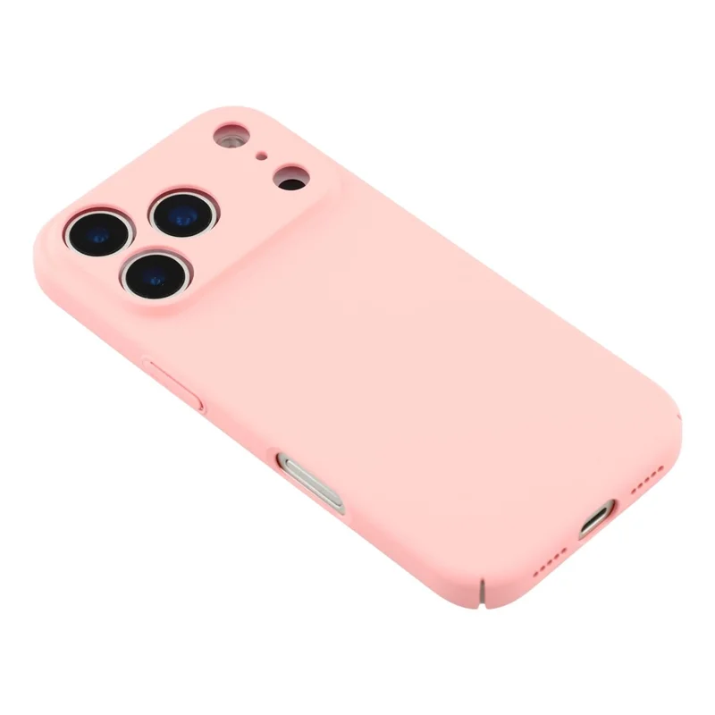 For iPhone 17 Pro Max Case Skin-Touch Rubberized Hard PC Telefoonhoesje - Roze