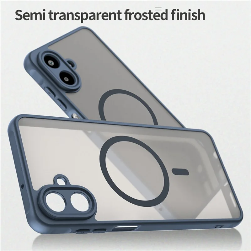 For Samsung Galaxy A07 4G Case Compatible with MagSafe Anti Drop PC + TPU Phone Cover - Blue