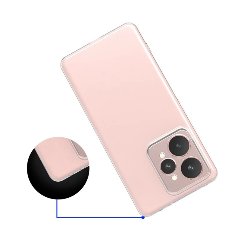 For Realme 15 5G Back Cover Ultra Thin Flexible TPU Clear Phone Case