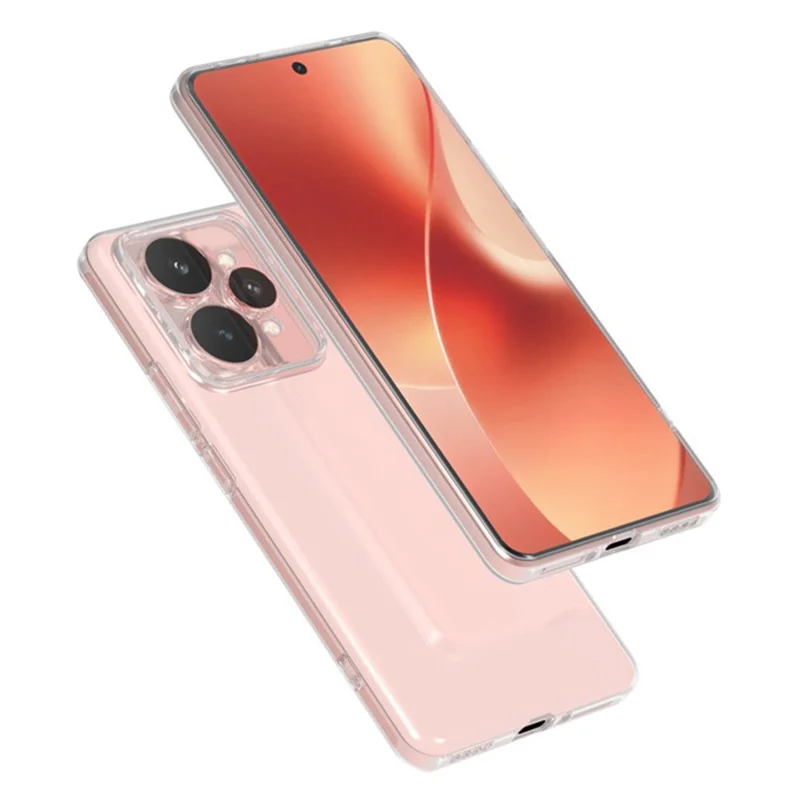 For Realme 15 5G Back Cover Ultra Thin Flexible TPU Clear Phone Case
