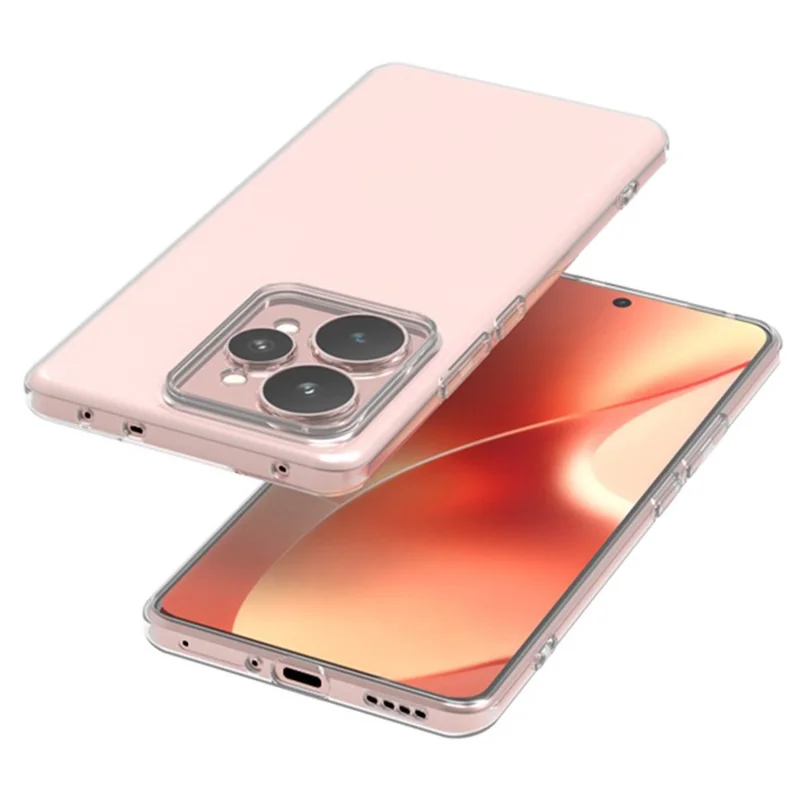 For Realme 15 5G Back Cover Ultra Thin Flexible TPU Clear Phone Case