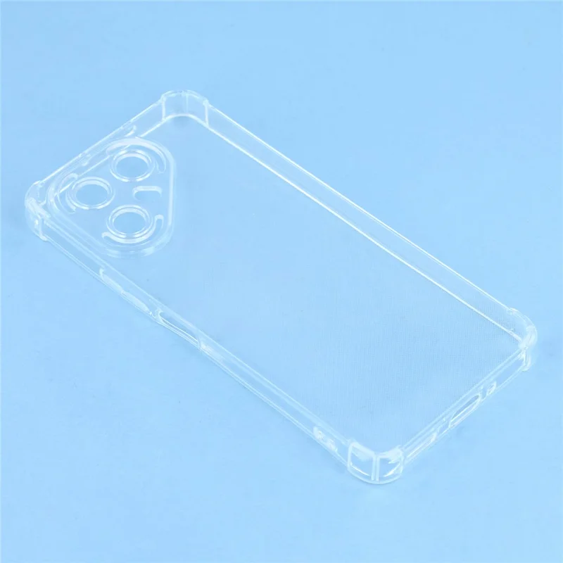 Funda para teléfono TECNO Pova 7 5G Reforzada con Protección de Cuatro Esquinas Antideslizante Transparente de TPU