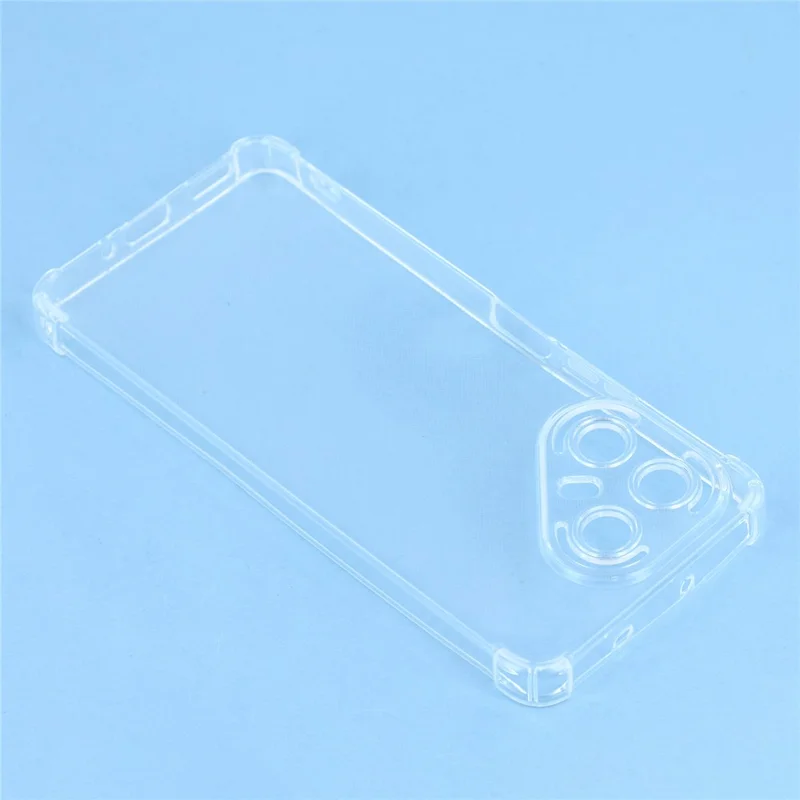 Funda para teléfono TECNO Pova 7 5G Reforzada con Protección de Cuatro Esquinas Antideslizante Transparente de TPU