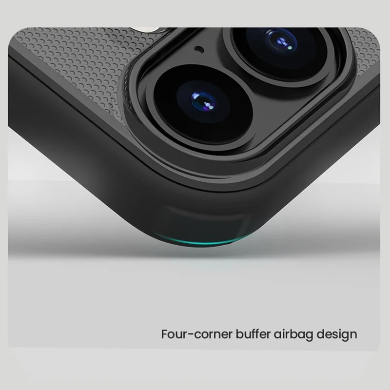 NILLKIN Super Frosted Shield Pro For iPhone 17 Case Matte PC TPU Clear Black Phone Back Cover