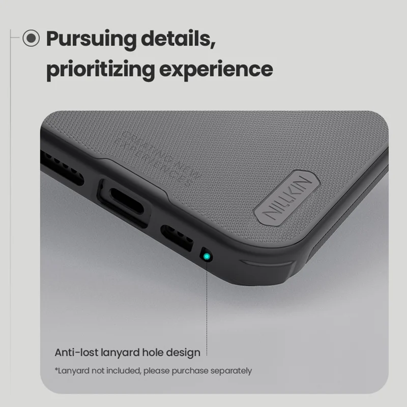 NILLKIN Super Frosted Shield Pro For iPhone 17 Case Matte PC TPU Clear Black Phone Back Cover