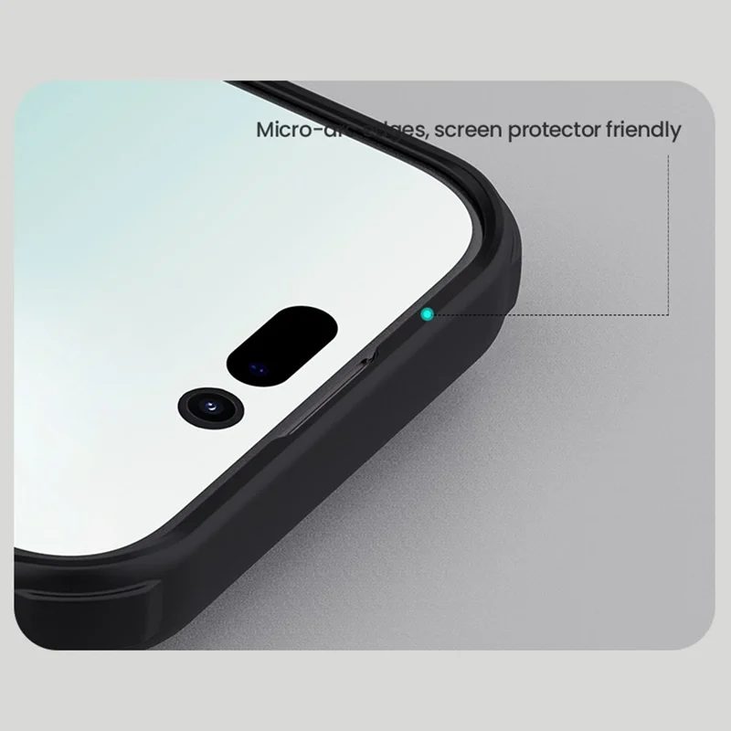 NILLKIN Super Frosted Shield Pro For iPhone 17 Case Matte PC TPU Clear Black Phone Back Cover