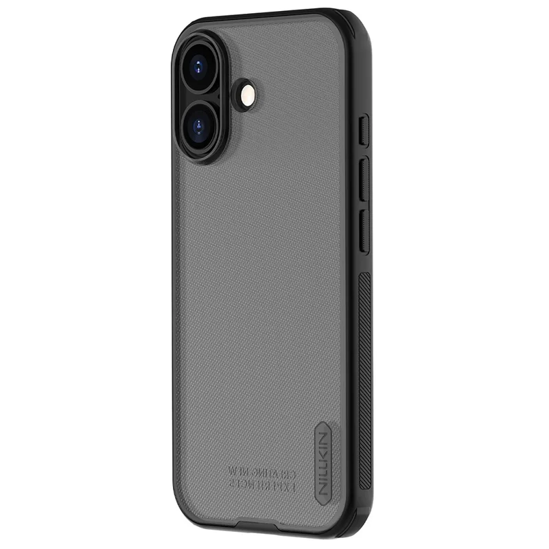 NILLKIN Super Frosted Shield Pro For iPhone 17 Case Matte PC TPU Clear Black Phone Back Cover
