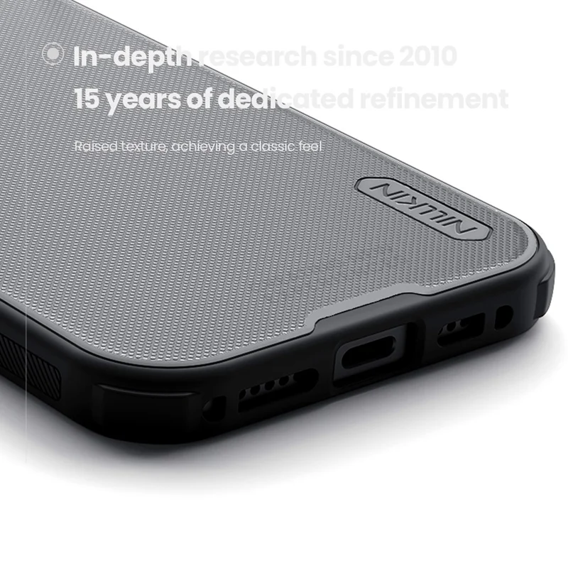 NILLKIN Super Frosted Shield Pro For iPhone 17 Case Matte PC TPU Clear Black Phone Back Cover