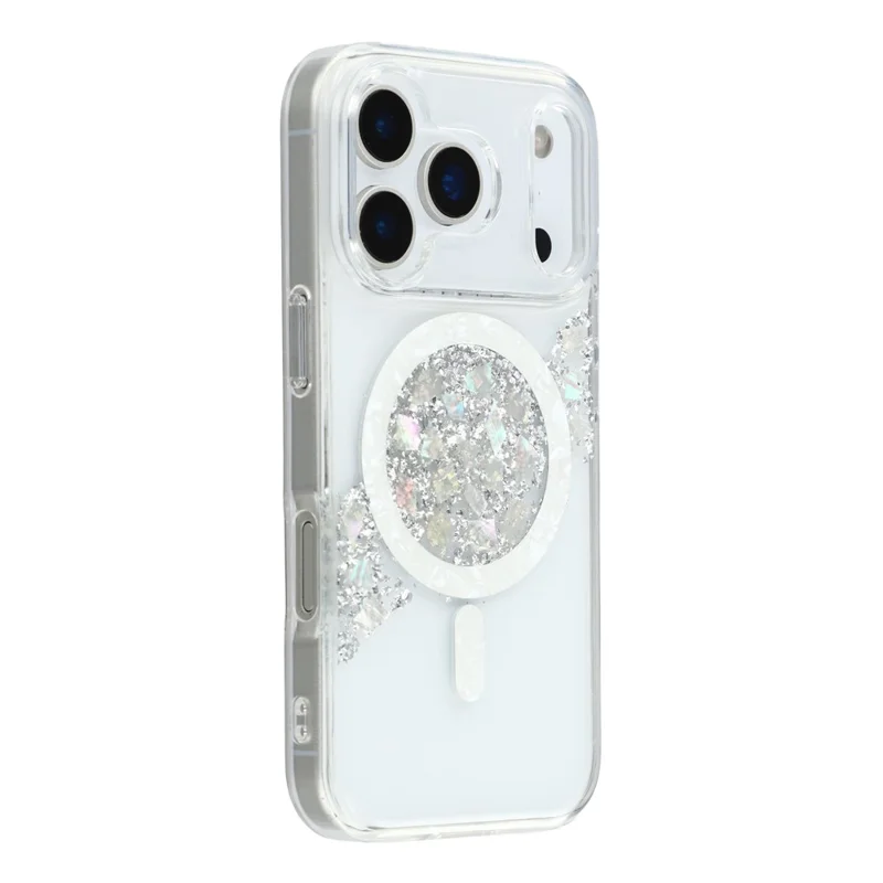 JAUCASE Для iPhone 17 Pro Магнитный чехол Оболочка Эпоксидный дизайн TPU + PC Задняя крышка телефона