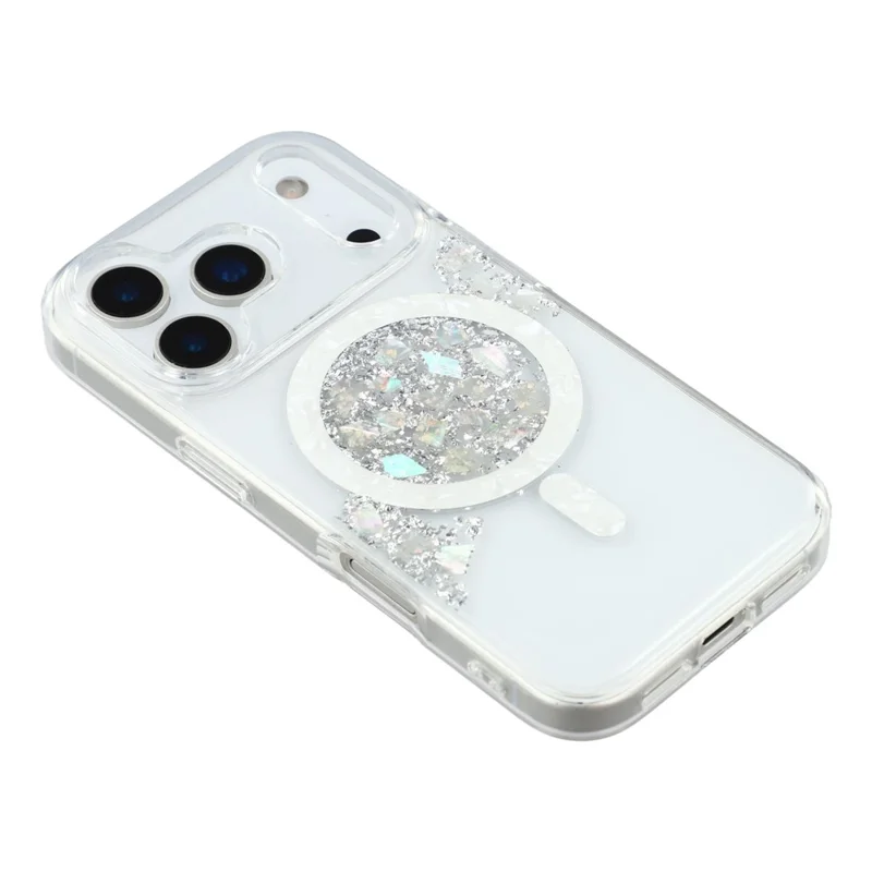 JAUCASE Для iPhone 17 Pro Магнитный чехол Оболочка Эпоксидный дизайн TPU + PC Задняя крышка телефона