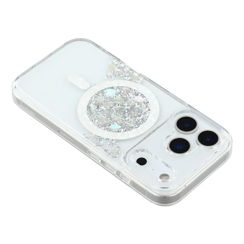 JAUCASE Для iPhone 17 Pro Магнитный чехол Оболочка Эпоксидный дизайн TPU + PC Задняя крышка телефона