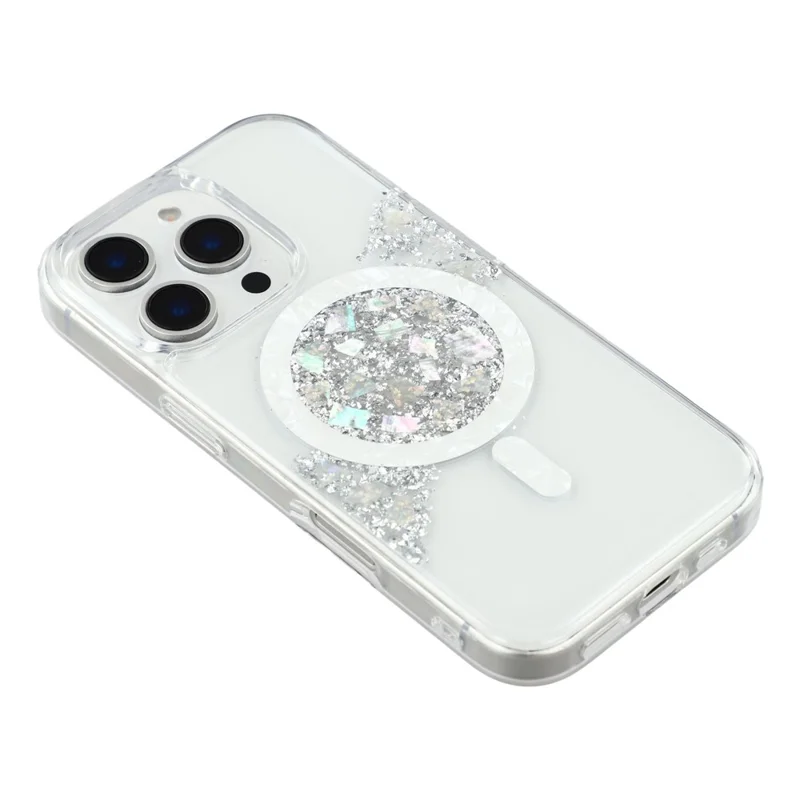 JAUCASE For iPhone 16 Pro Max Magnetic Case Shell Epoxy Design TPU + PC Phone Back Cover