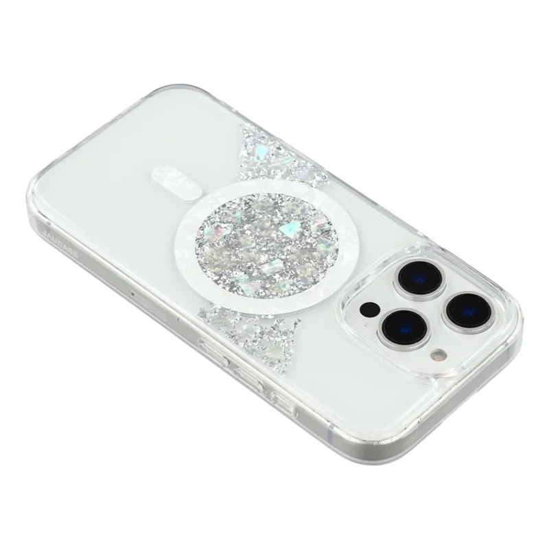 JAUCASE For iPhone 16 Pro Max Magnetic Case Shell Epoxy Design TPU + PC Phone Back Cover