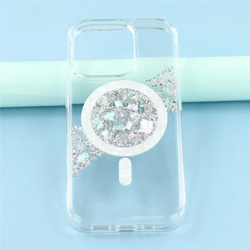 JAUCASE For iPhone 16 Pro Max Magnetic Case Shell Epoxy Design TPU + PC Phone Back Cover