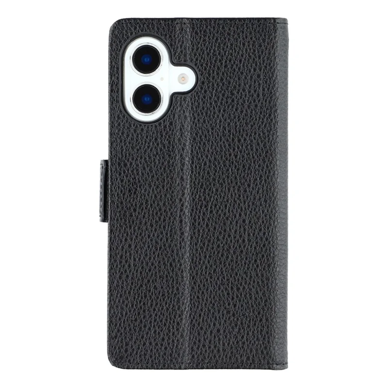 Bulk Purchasing For iPhone 17 Wallet Case DIY Heat Transfer Printing Blank Leather Phone Cover with Stand  /  Litchi Texture