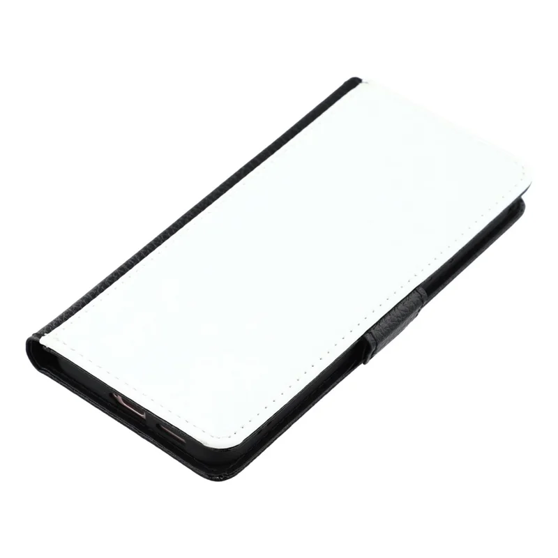 Bulk Purchasing For Samsung Galaxy A36 5G Wallet Case DIY Heat Transfer Printing Blank Leather Phone Cover with Stand  /  Litchi Texture