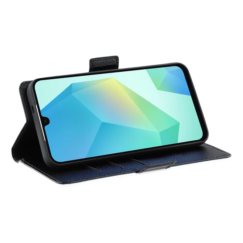 Bulk Purchasing For Samsung Galaxy A16 5G / 4G Wallet Case DIY Heat Transfer Printing Blank Leather Phone Cover with Stand  /  Litchi Texture