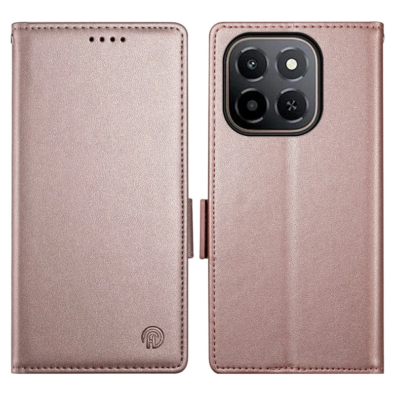 For Honor X6c 4G / X5b / X5b Plus Stand Case PU Leather Wallet Phone Cover - Rose Gold