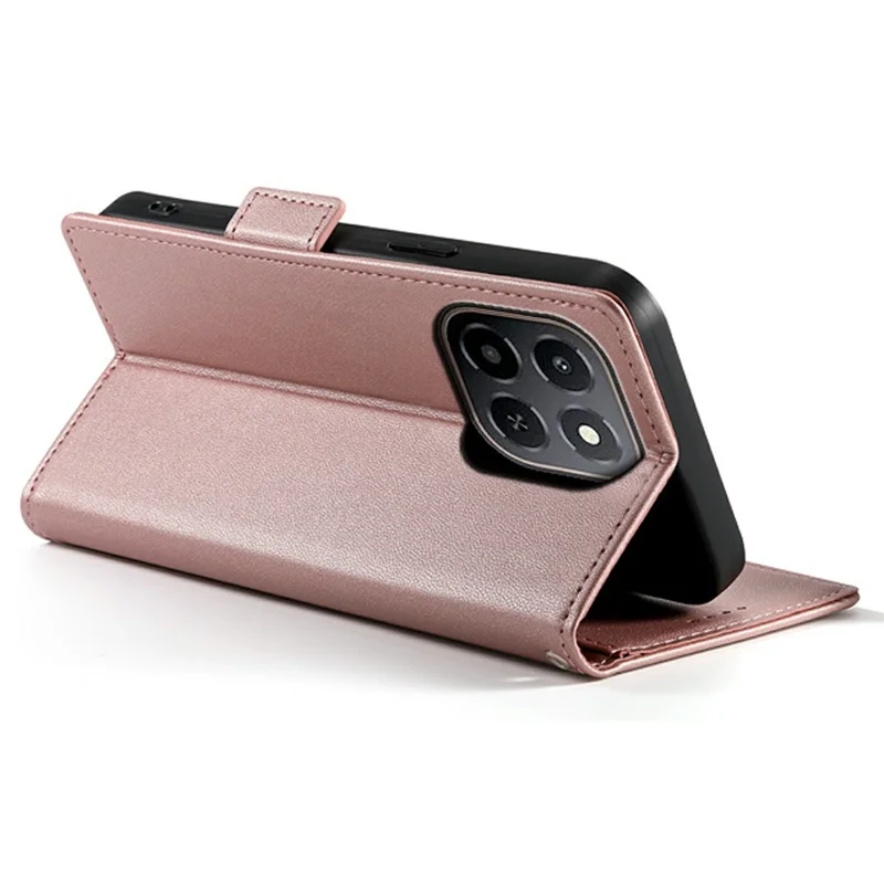 For Honor X6c 4G / X5b / X5b Plus Stand Case PU Leather Wallet Phone Cover - Rose Gold