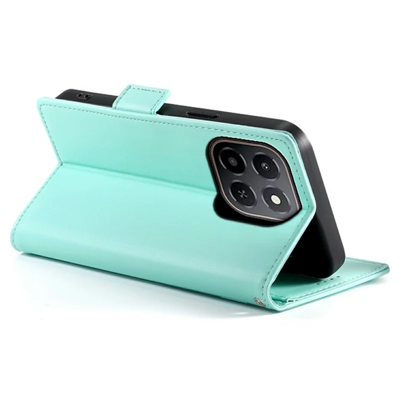 For Honor X6c 4G / X5b / X5b Plus Stand Case PU Leather Wallet Phone Cover - Mint Green