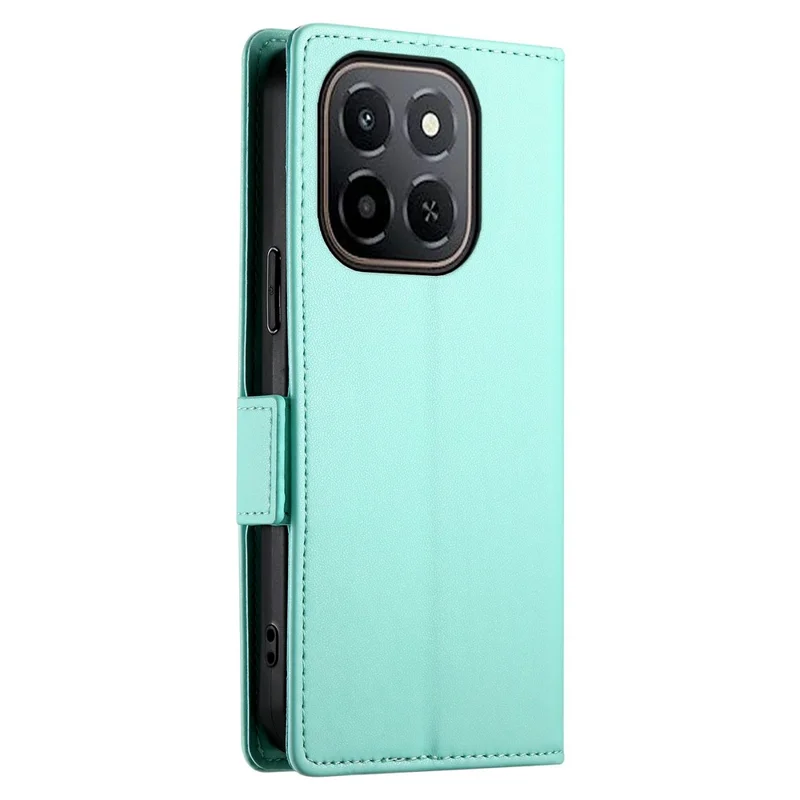 For Honor X6c 4G / X5b / X5b Plus Stand Case PU Leather Wallet Phone Cover - Mint Green