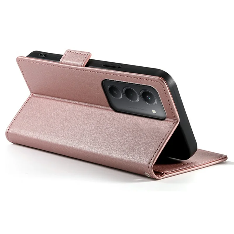 Per Xiaomi Redmi 15 5G Cover con Supporto Portafoglio in Pelle PU - Oro Rosa