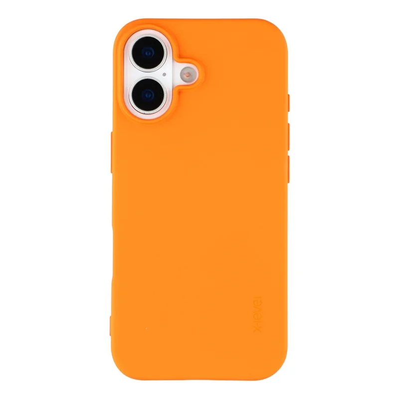 X-LEVEL Guardian Series For iPhone 17 Case Soft TPU Frosted Protective Phone Cover - Orange