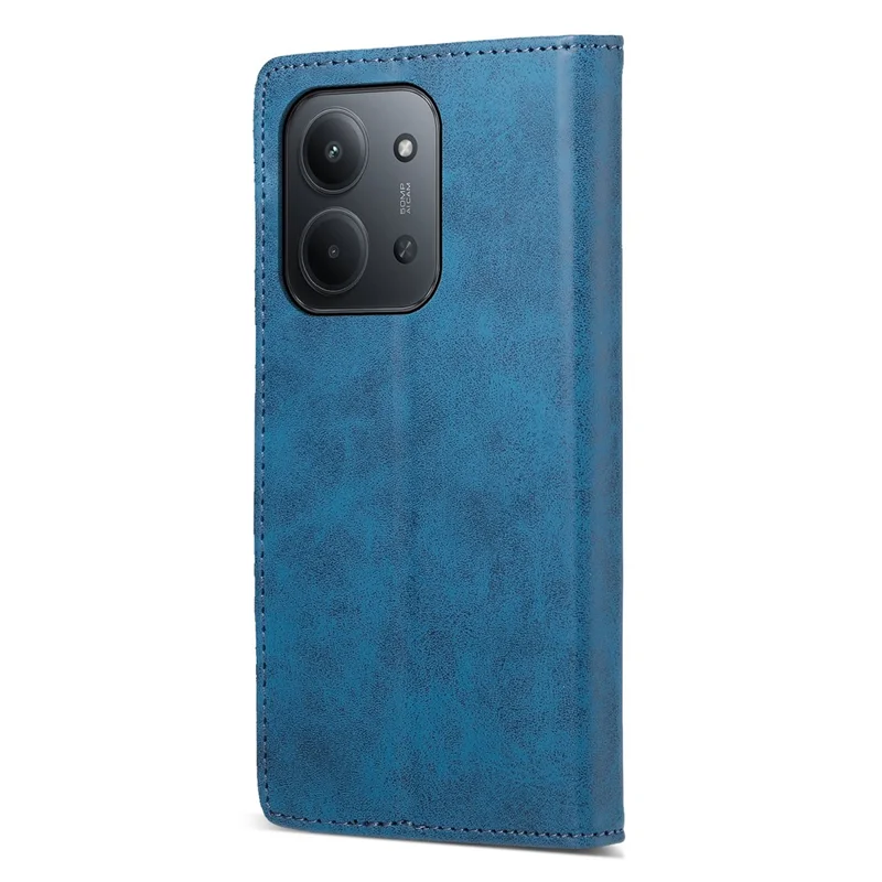 Xiaomi Redmi 15C 4G (Global) (171мм) / Чехол-бумажник RFID Blocking PU Leather для Poco C85 4G - синий