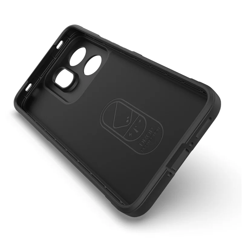 For vivo V60 5G Case Anti-Drop Soft TPU Rugged Phone Back Cover - Black