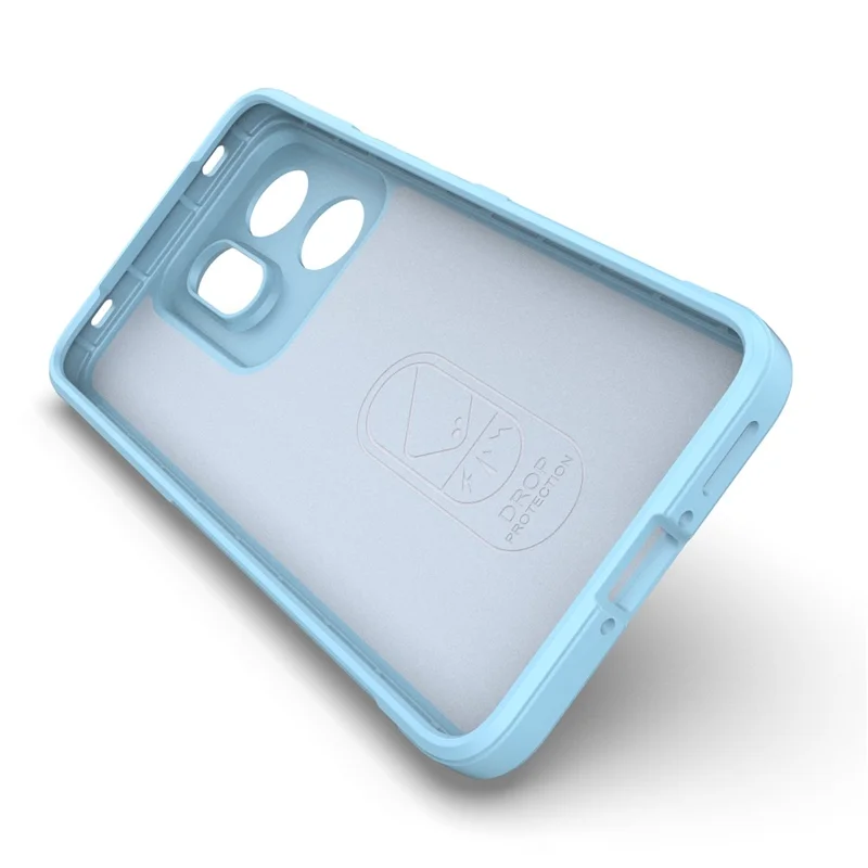 For vivo V60 5G Case Anti-Drop Soft TPU Rugged Phone Back Cover - Baby Blue
