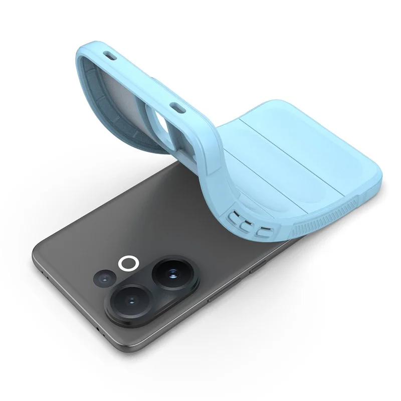 For vivo V60 5G Case Anti-Drop Soft TPU Rugged Phone Back Cover - Baby Blue