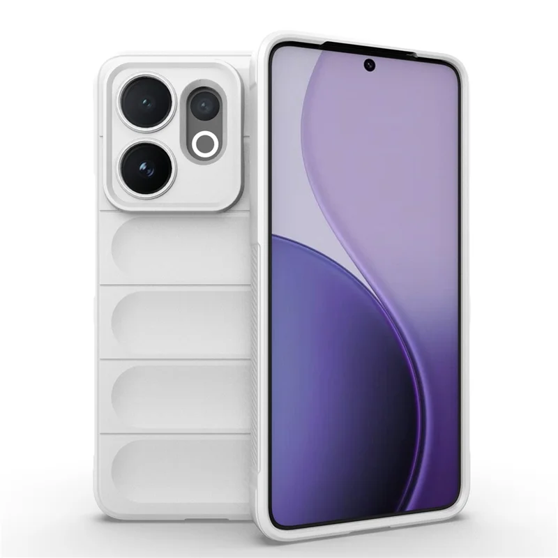 For vivo V60 5G Case Anti-Drop Soft TPU Rugged Phone Back Cover - White