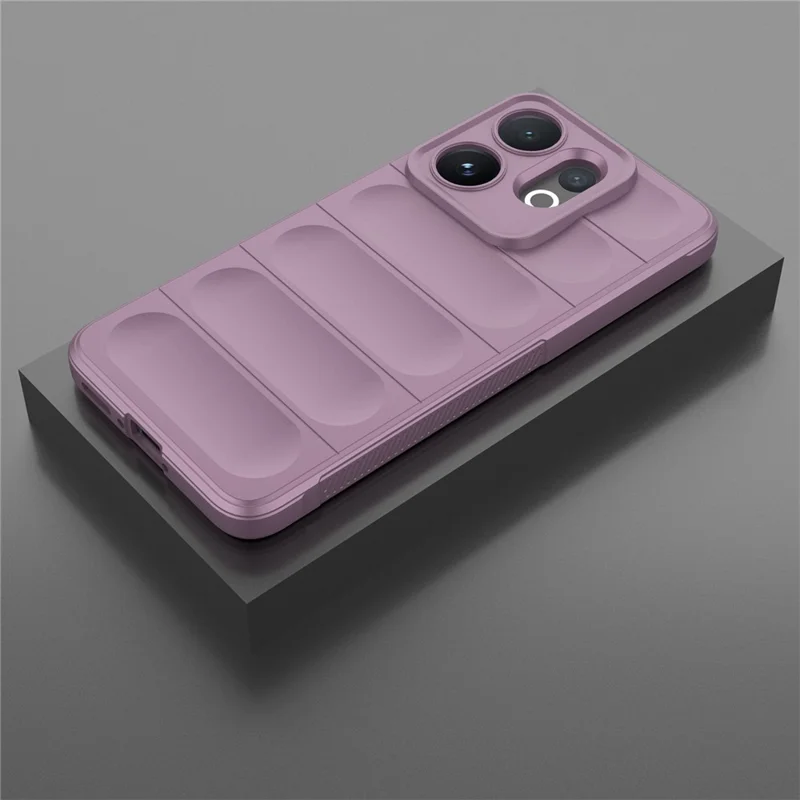 For vivo V60 5G Case Anti-Drop Soft TPU Rugged Phone Back Cover - Light Purple