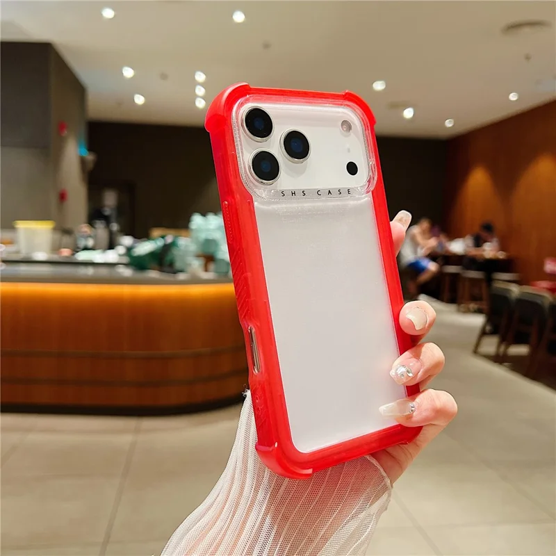 For iPhone 18 Pro / 17 Pro Case 3 in 1 TPU+PC Matte Phone Cover Shockproof Back Protector - Orange