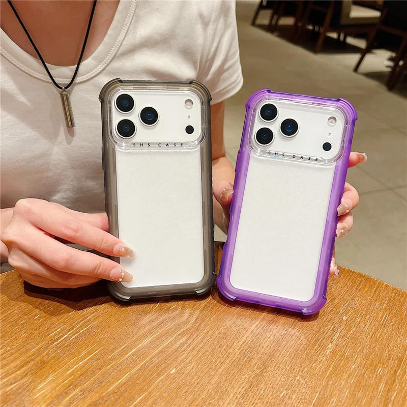 For iPhone 18 Pro / 17 Pro Case 3 in 1 TPU+PC Matte Phone Cover Shockproof Back Protector - Orange