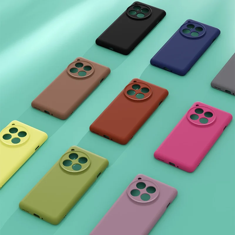 YCADEN For OnePlus 12 5G Magnetic Case Precise Cutouts TPU Phone Back Cover - Grass Green