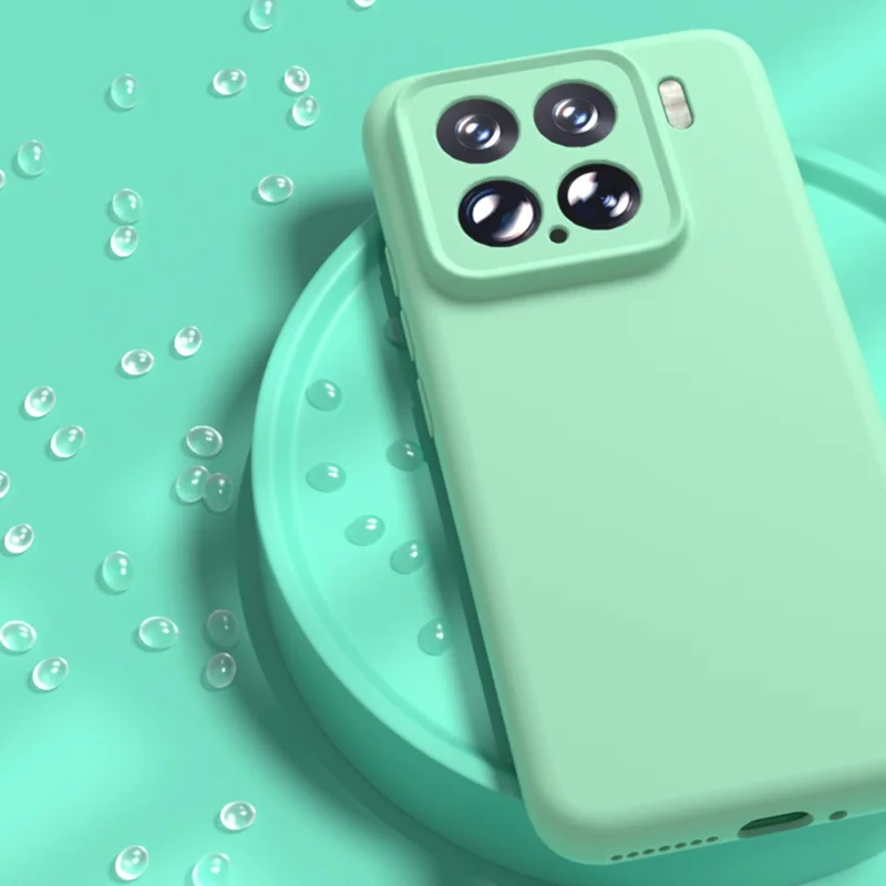 Étui YCADEN pour Xiaomi 15 Compatible avec MagSafe Découpes Précises Couverture Arrière de Téléphone PC + TPU - Jaune Crème