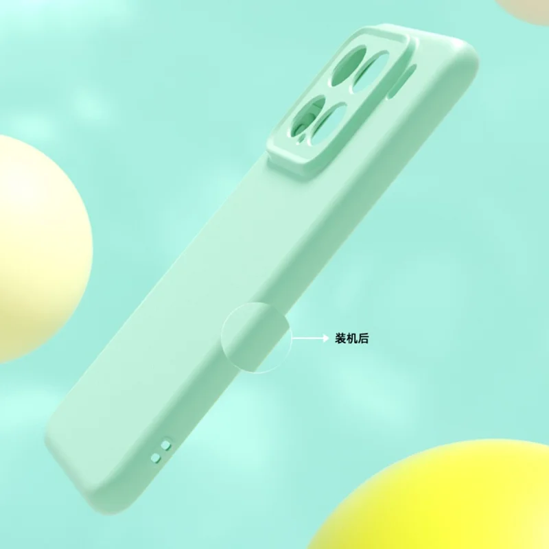 Étui YCADEN pour Xiaomi 15 Compatible avec MagSafe Découpes Précises Couverture Arrière de Téléphone PC + TPU - Jaune Crème
