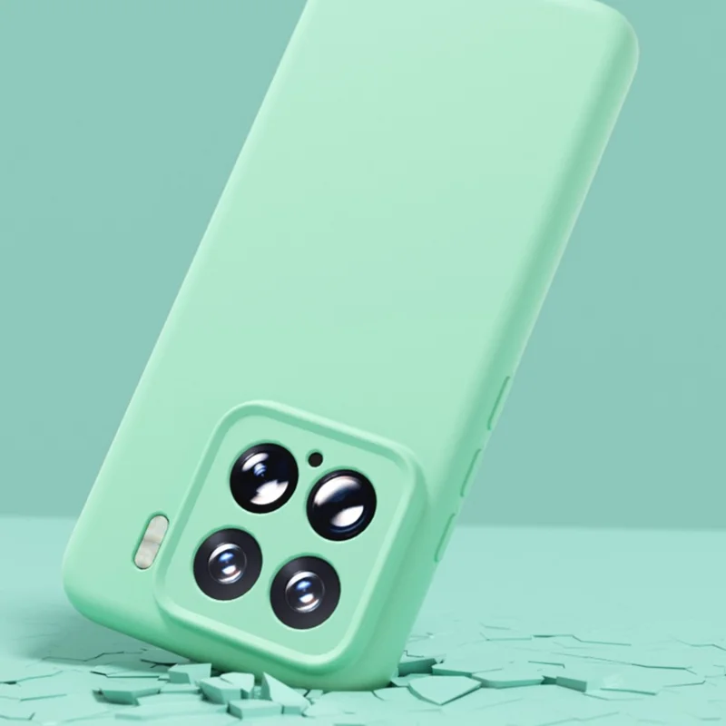 Étui YCADEN pour Xiaomi 15 Compatible avec MagSafe Découpes Précises Couverture Arrière de Téléphone PC + TPU - Jaune Crème