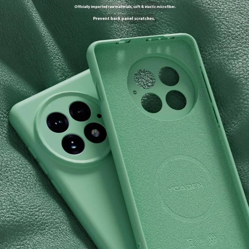 YCADEN til OnePlus 13 Case kompatibel med MagSafe præcise udsparinger TPU telefon bagdæksel - Græs grøn