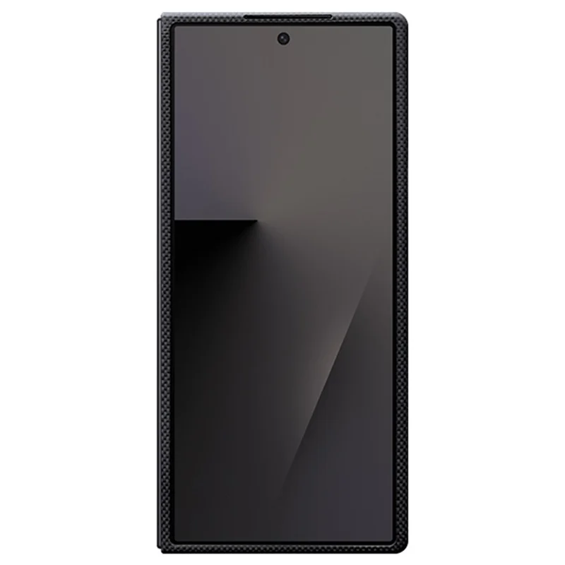 Cover per Samsung Galaxy Z Fold7 5G Custodia Magnetica con Ritagli Precisi, Griglia Fine in Fibra di Aramide con Cornice Metallica per Obiettivo / Cornice Frontale