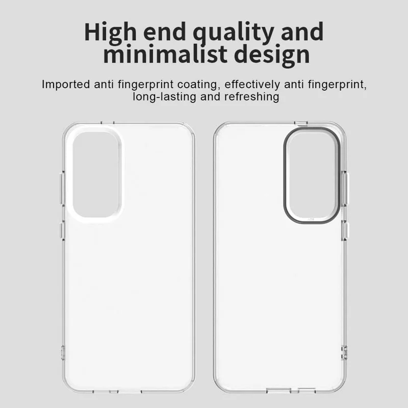 For Samsung Galaxy S25 FE Case PC + TPU + PET Matte Anti-Drop Phone Back Cover - White
