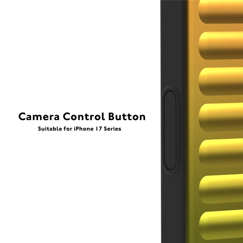 YOUNGKIT For iPhone 17 Pro Case Suitcase Style TPU + Aluminium Alloy Laser Gradient Phone Cover - Orange  /  Green  /  Blue