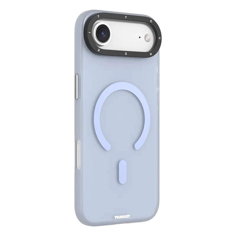 YOUNGKIT For iPhone Air Matte Case Compatible with MagSafe PET TPU Phone Cover - Baby Blue