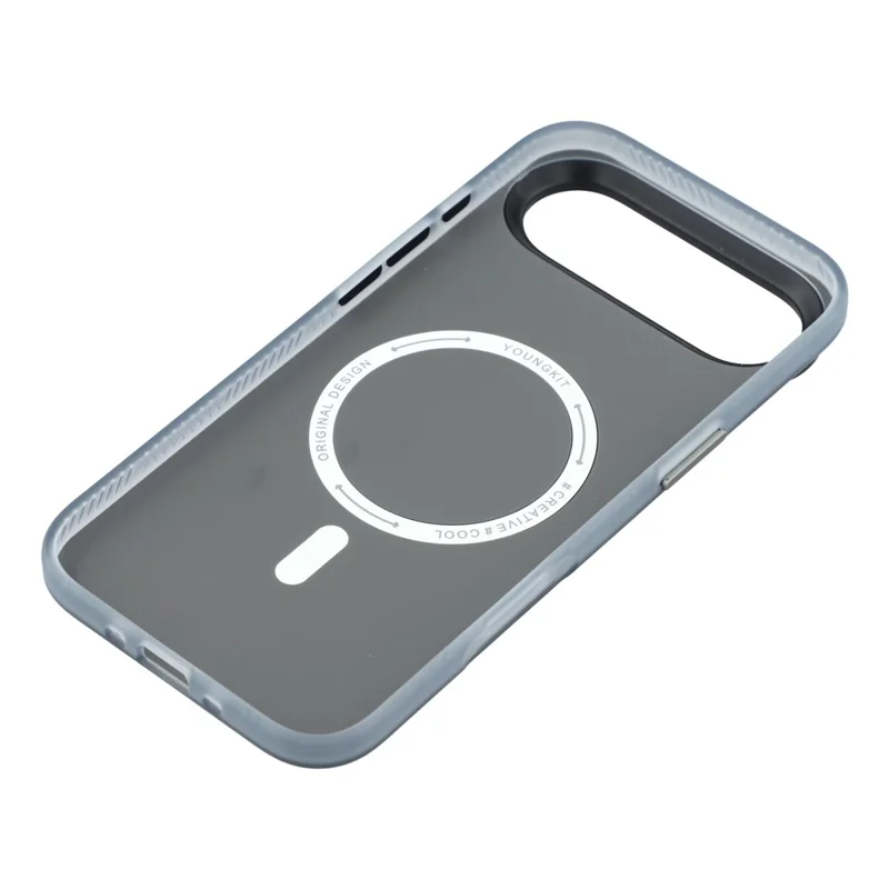 Serie de Tecnología YOUNGKIT para iPhone 17 Air Magnetic Case Funda Dura de PC IMD - Lava Orange