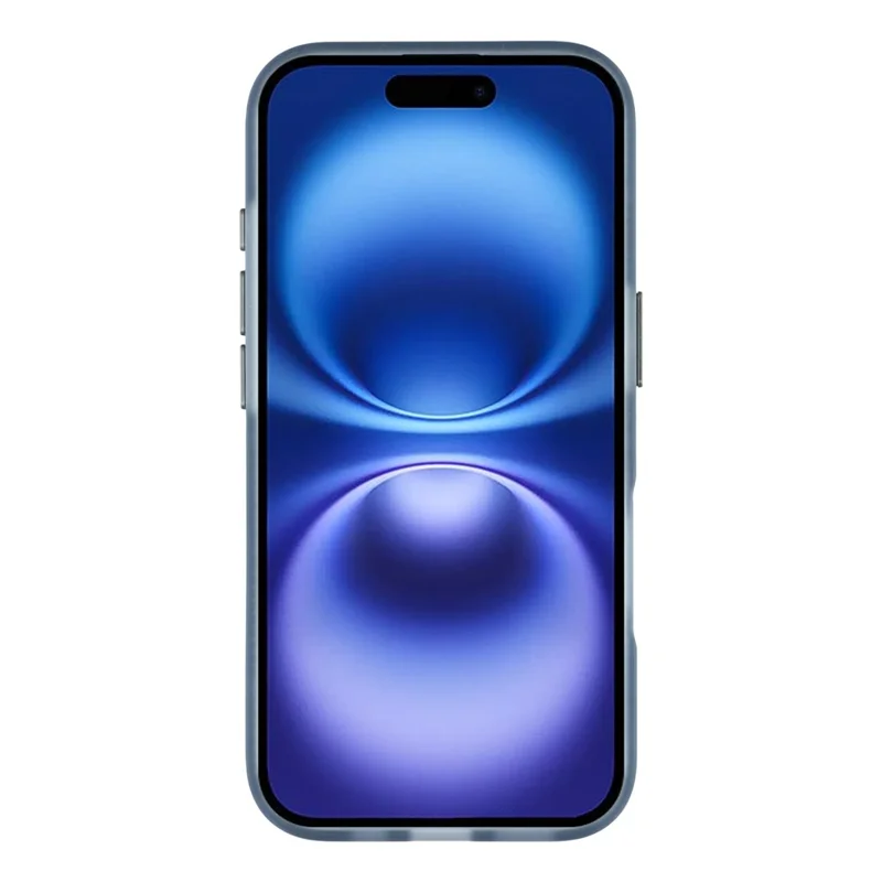 YOUNGKIT Technology Series for iPhone 17 Magnetic Case Hard PC IMD Phone Cover - Lava Orange